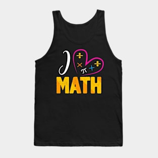 I love Math Tank Top